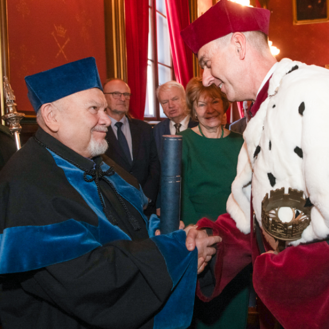 Prof. Ryszard Tadeusiewicz Doktorem Honoris Causa Politechniki Krakowskiej